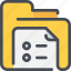archive, document, file, folder, list 