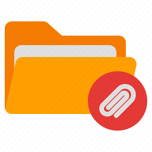 Attachment, attach, paperclip, file, documents, folder, paper clip icon - Download on Iconfinder