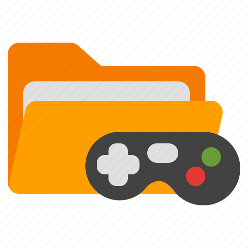 Game, controller, console, sport, gaming, folder, file icon - Download on Iconfinder