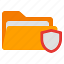 security, protection, shield, safety, data, folder, document
