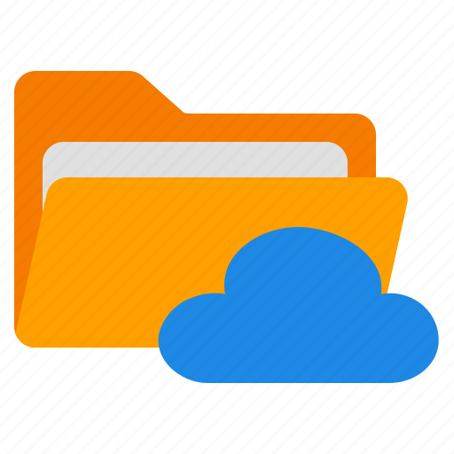 Cloud, storage, data, server, document, file, folder icon - Download on Iconfinder