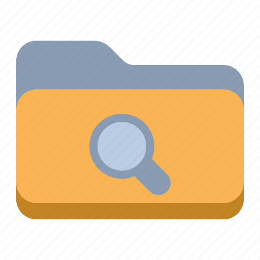 Find, document, folder, file, search, view, search folder icon - Download on Iconfinder