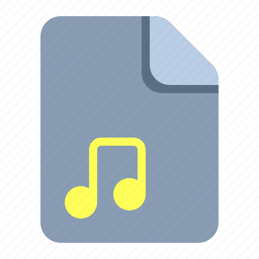Music, sound, file, mp3, note, music file, audio icon - Download on Iconfinder
