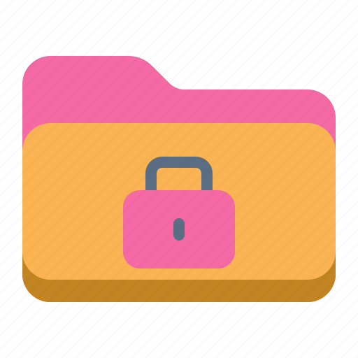 Folder protected, protected, folder, lock, protected folder, locked, security icon - Download on Iconfinder