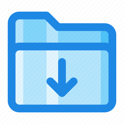 Arrow, document, down, file, folder icon - Download on Iconfinder