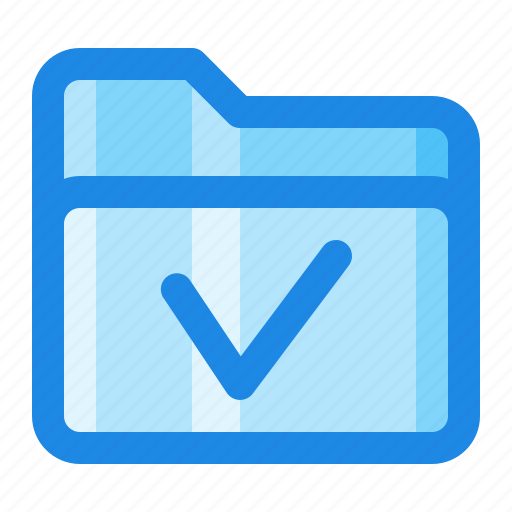 Check, document, file, folder icon - Download on Iconfinder