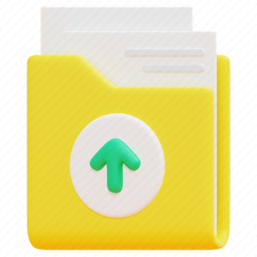 Folder, file, document, upload, send, data, transfer icon - Download on Iconfinder