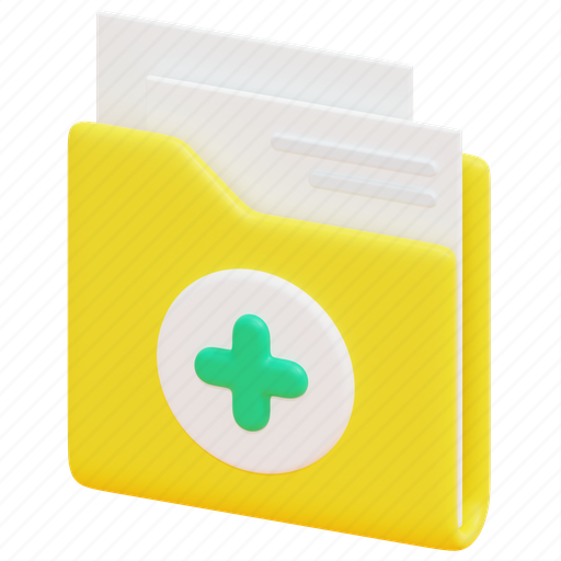 Folder, file, document, add, plus, new, data icon - Download on Iconfinder