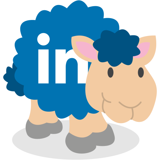 Sheep, social network, linkedin icon - Free download