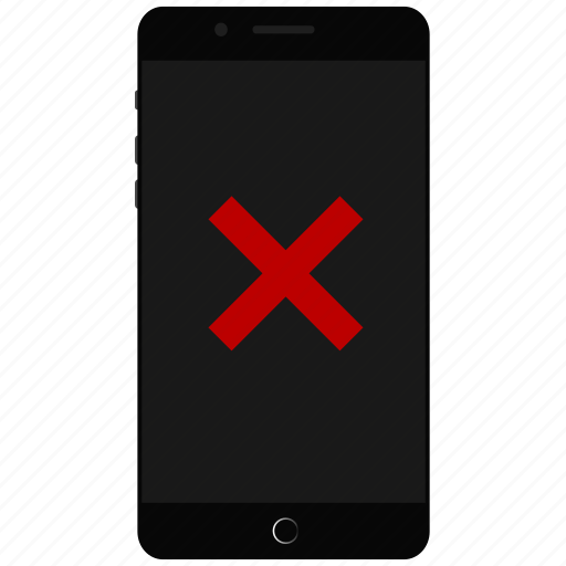 Bad phone, cross, danger phone, do not call, phone icon - Download on Iconfinder