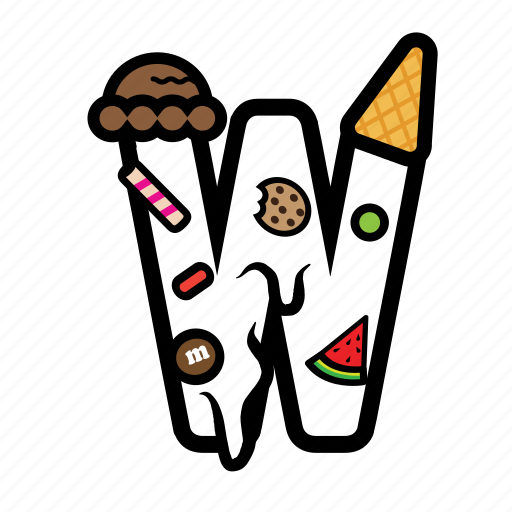 Candy, cream, font, topping icon - Download on Iconfinder