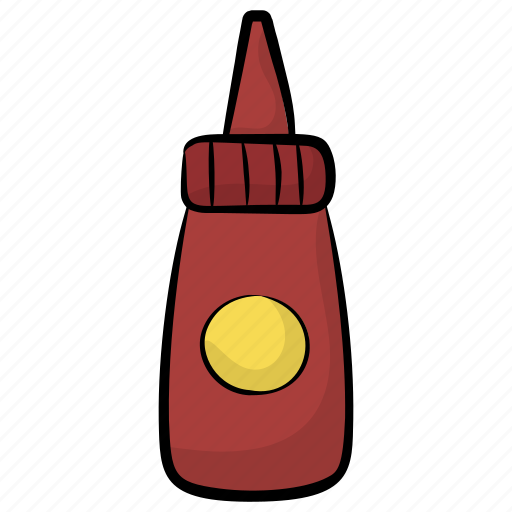 Ketchup bottle, spaghetti sauce, tomato ketchup, tomato paste, tomato sauce icon - Download on Iconfinder