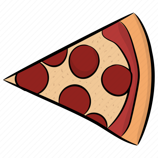Edible, fast food, pizza slice, savoury dish, snack icon - Download on Iconfinder