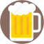 beer mug, beer pint, beer stein, beer tankard, pint glass 