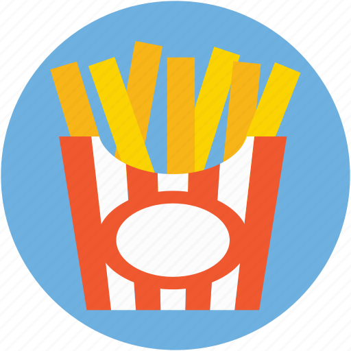 French fries, french fries box, fries box, frites, potato fries icon - Download on Iconfinder