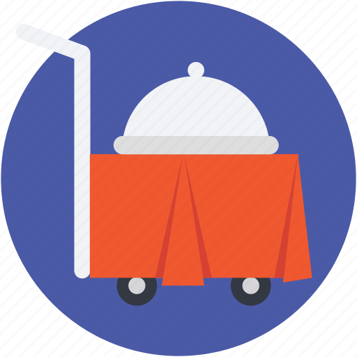 Food service trolley, food trolley, hostess trolley, hotel trolley, room service icon - Download on Iconfinder