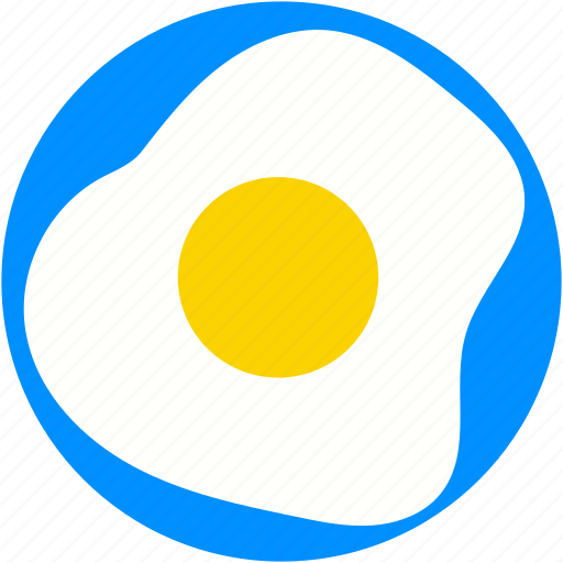 Breakfast, cooked egg, dairy food, egg, fried egg icon - Download on Iconfinder