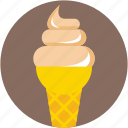 cone, cup cone, ice cone, ice cream, snow cone