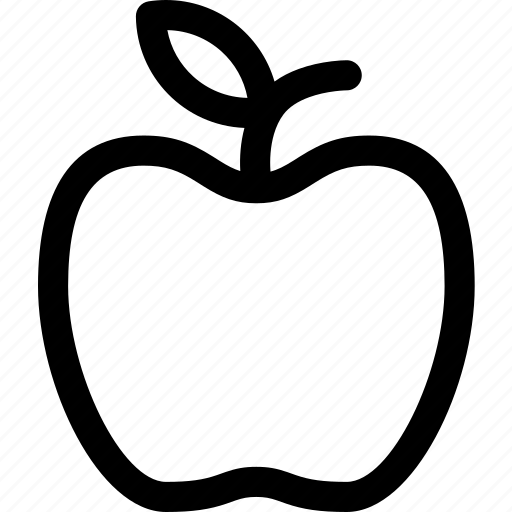Apple, food, fresh, fruit, leaf, organic icon - Download on Iconfinder