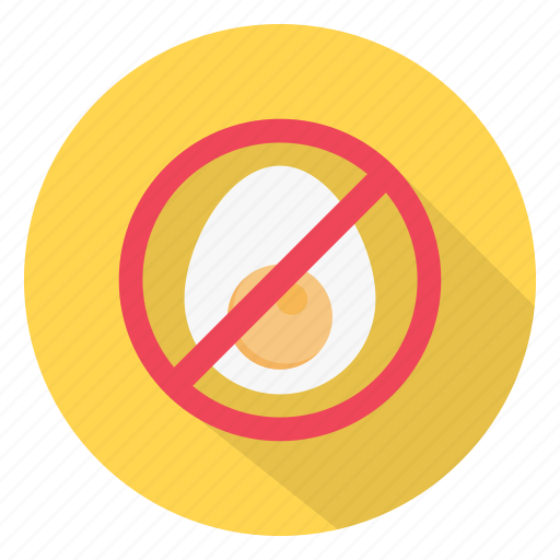 Ban, egg, notallowed, restricted, stop icon - Download on Iconfinder