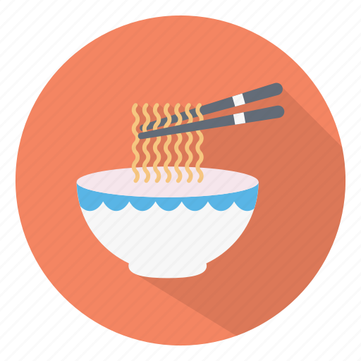 Bowl, chopstick, eat, food, noodles icon - Download on Iconfinder
