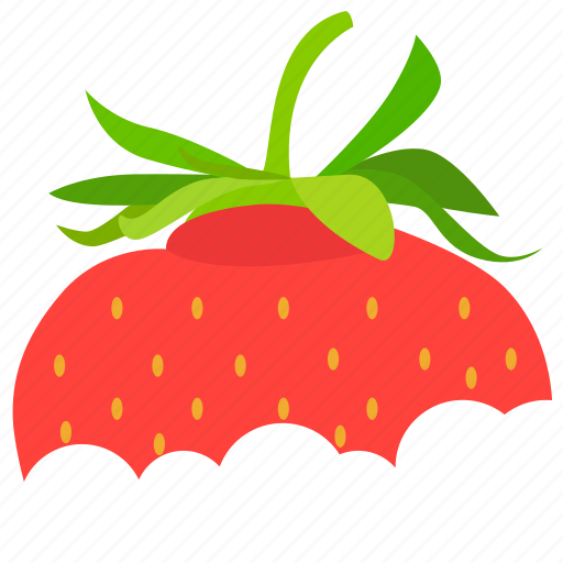Bite, food, strawberry icon - Download on Iconfinder