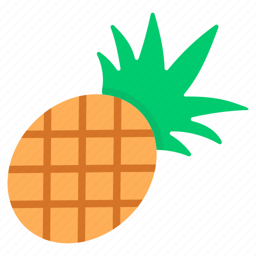 Pineapple, tropical fruit, summer fruit, bromeliaceae, ananas comosus icon - Download on Iconfinder