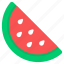 watermelon, fruit, food, juicy fruit, tropical watermelon 