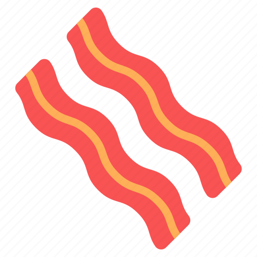 Bacons, pork strips, pork, bacon strips, brisket, pig meat icon - Download on Iconfinder