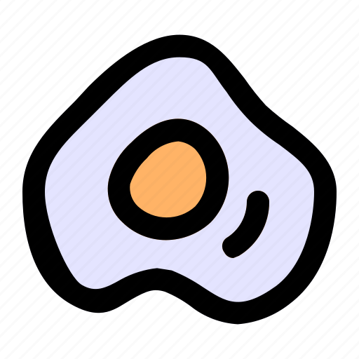 Fried egg, egg, dish, breakfast icon - Download on Iconfinder