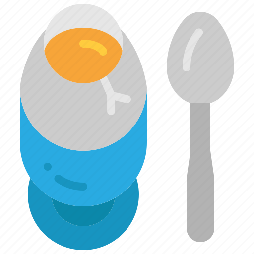 Boiled, egg, soft, breakfast, holder, food, protein icon - Download on Iconfinder