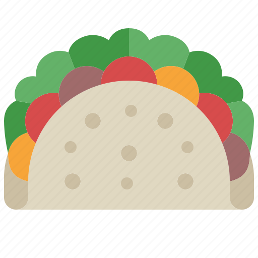 Taco, mexican, tortilla, fast, food, street, meal icon - Download on Iconfinder