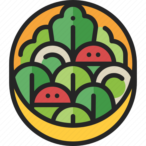 Salad, vegetable, healthy, vegan, food, vegetarian, bowl icon - Download on Iconfinder