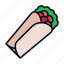 burrito, wrap, food, restaurant, tortilla, taco, meal, snack, gastronomy 