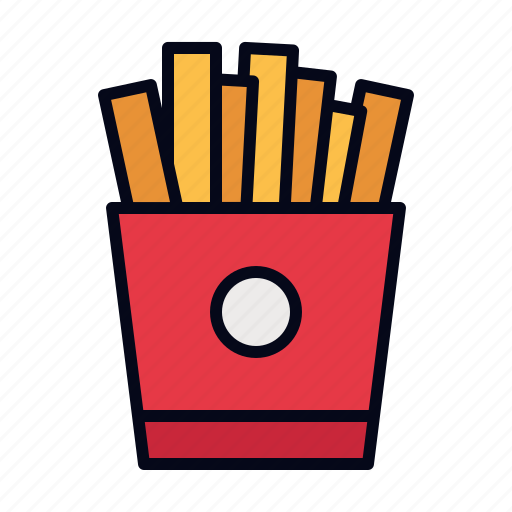 French, fries, food, fast, restaurant, junk, potatoes icon - Download on Iconfinder