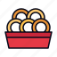 onion, rings, ring, restaurant, junk, fried, unhealthy, box, snack 