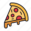 pizza, slice, pizzas, fast, food, dough, birthday, party, italian 