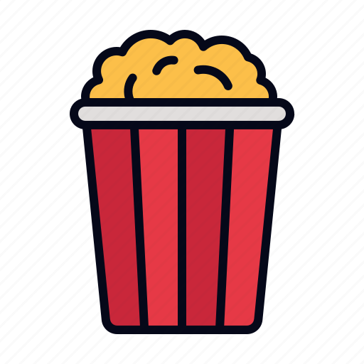 Popcorn, cinema, snack, food, entertainment, fast, salty icon - Download on Iconfinder