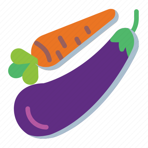 Eggplant, carrot, fresh, vegetables icon - Download on Iconfinder