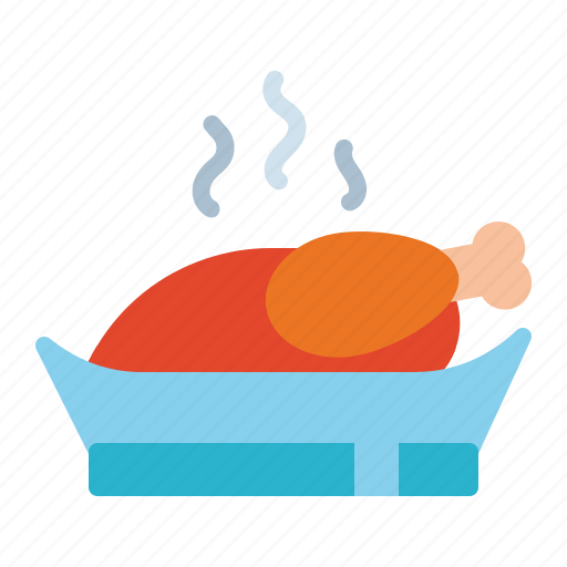 Grilled, chicken, thanksgiving, turkey icon - Download on Iconfinder