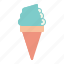 ice, cream, cone 