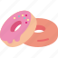 two, doughnut, donuts 