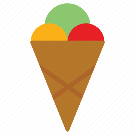 Cornet, ice cream cone, icecream, sucker icon - Download on Iconfinder