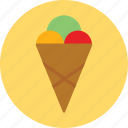 cone, cornet, ice cream, icecream