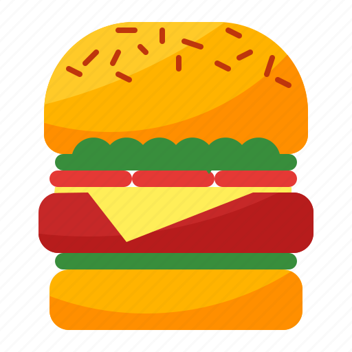 Burger, food, hamburger, junk icon - Download on Iconfinder
