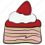 bakery food, cake piece, cake slice, strawberry cake, sweet food 