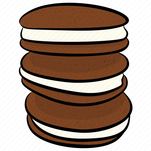 Bakery item, biscuits, chocolate cookie, cookies, snack icon - Download on Iconfinder