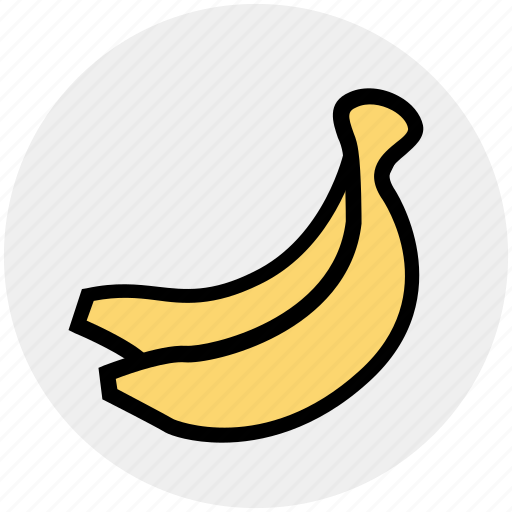 Banana, food, fresh, fruits, healthy, vitamin icon - Download on Iconfinder