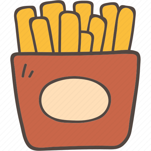 Food, french, fries, junk, potato, snack icon - Download on Iconfinder