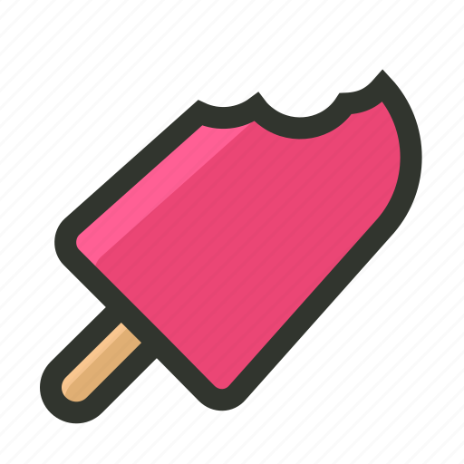 Bar, bitten, food, ice, icecream, pop icon - Download on Iconfinder